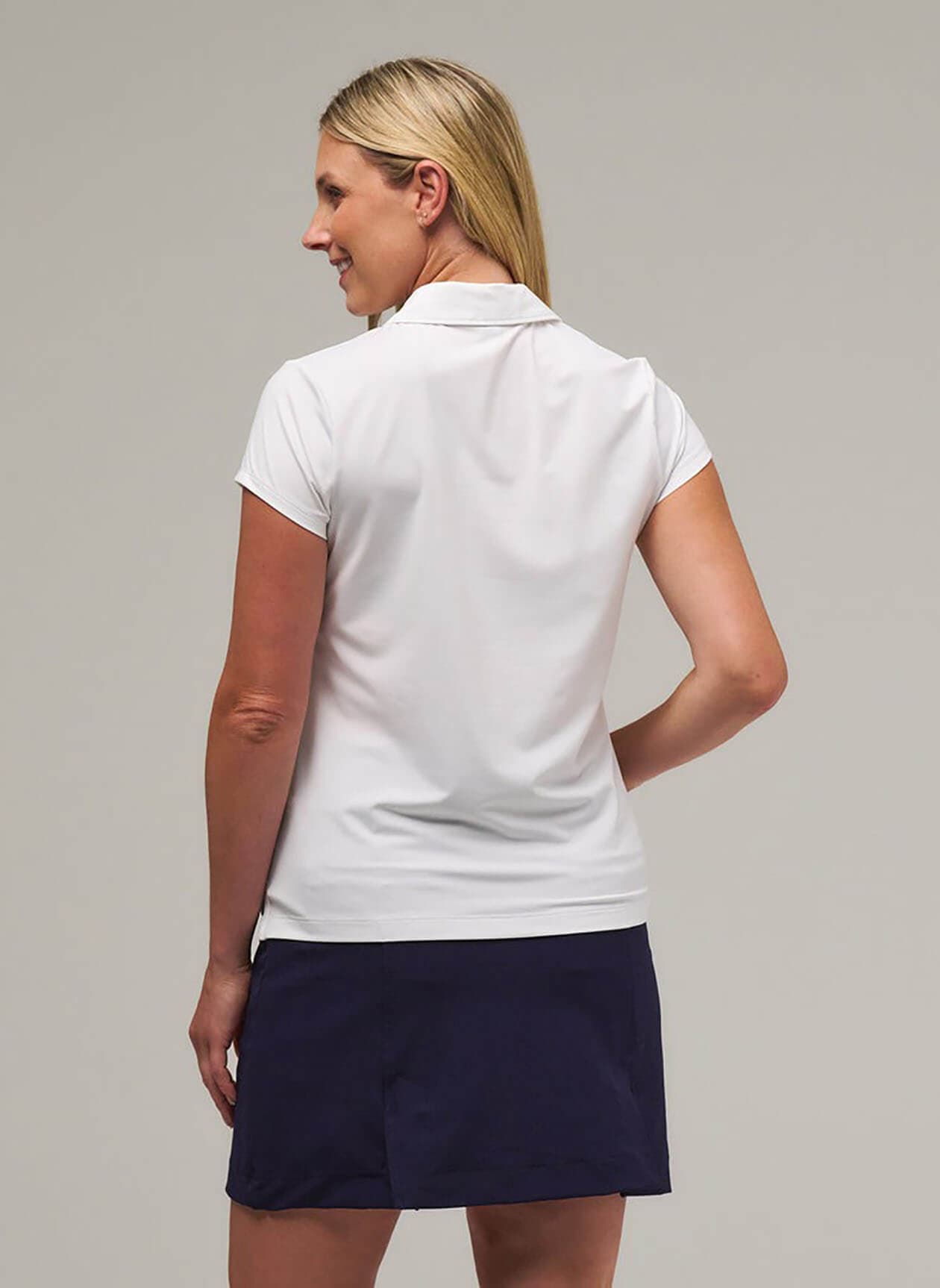 Fairway & Greene Women's Carole Polo - White LG