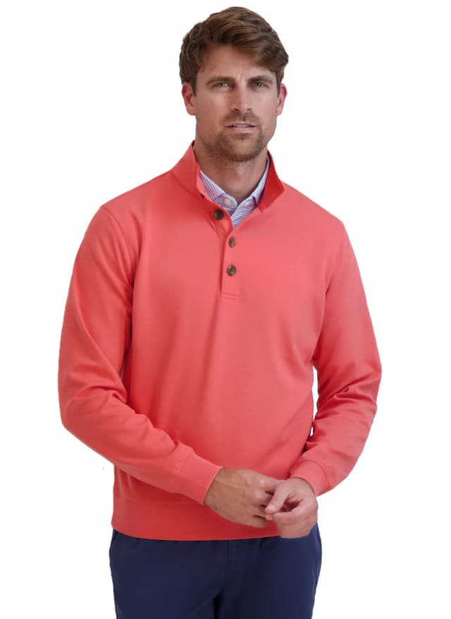 Fairway & Greene Men's Dale Pullover - Orange LG
