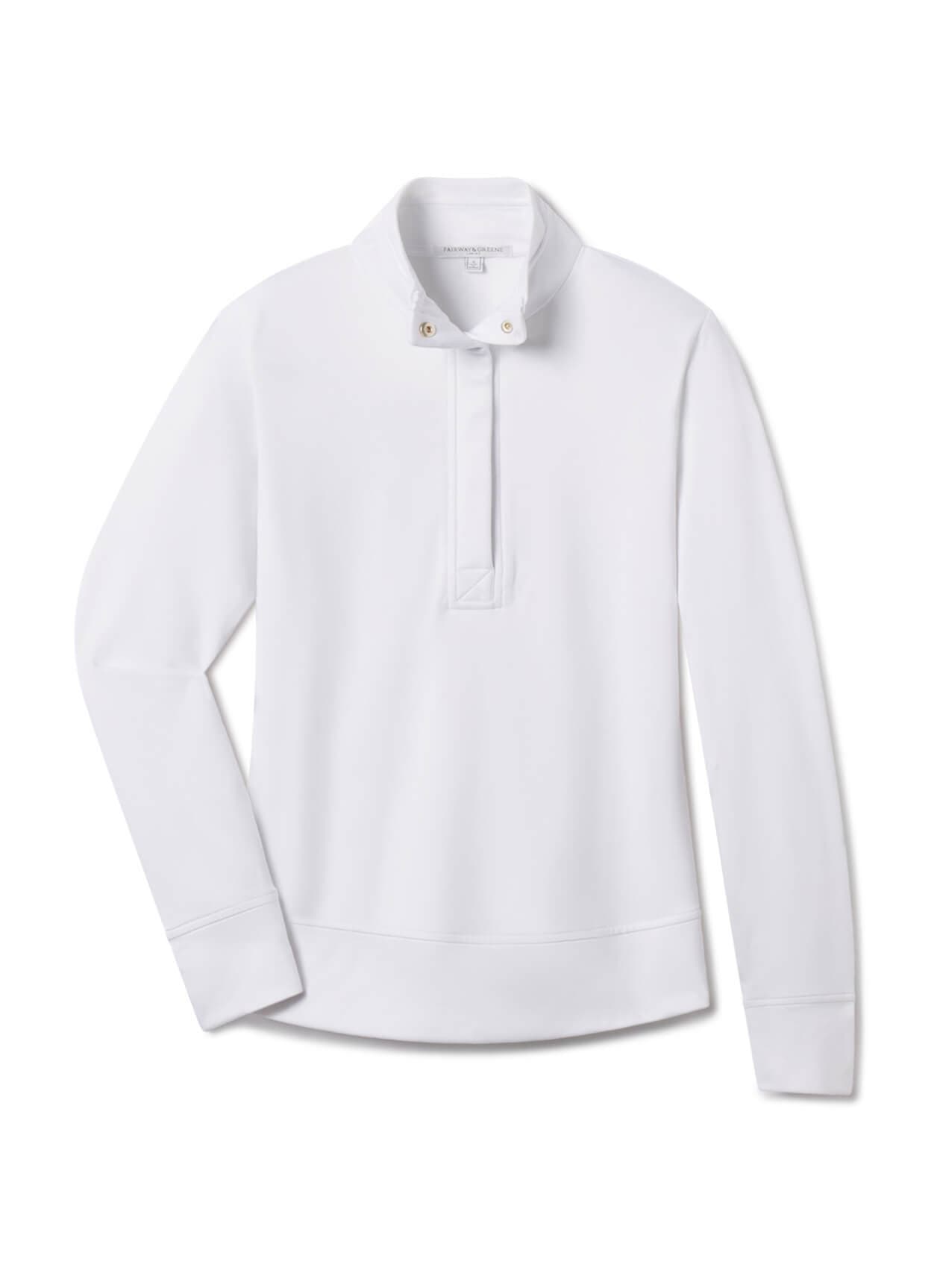 Fairway & Greene Women's Julieta Sweatshirt - White LG