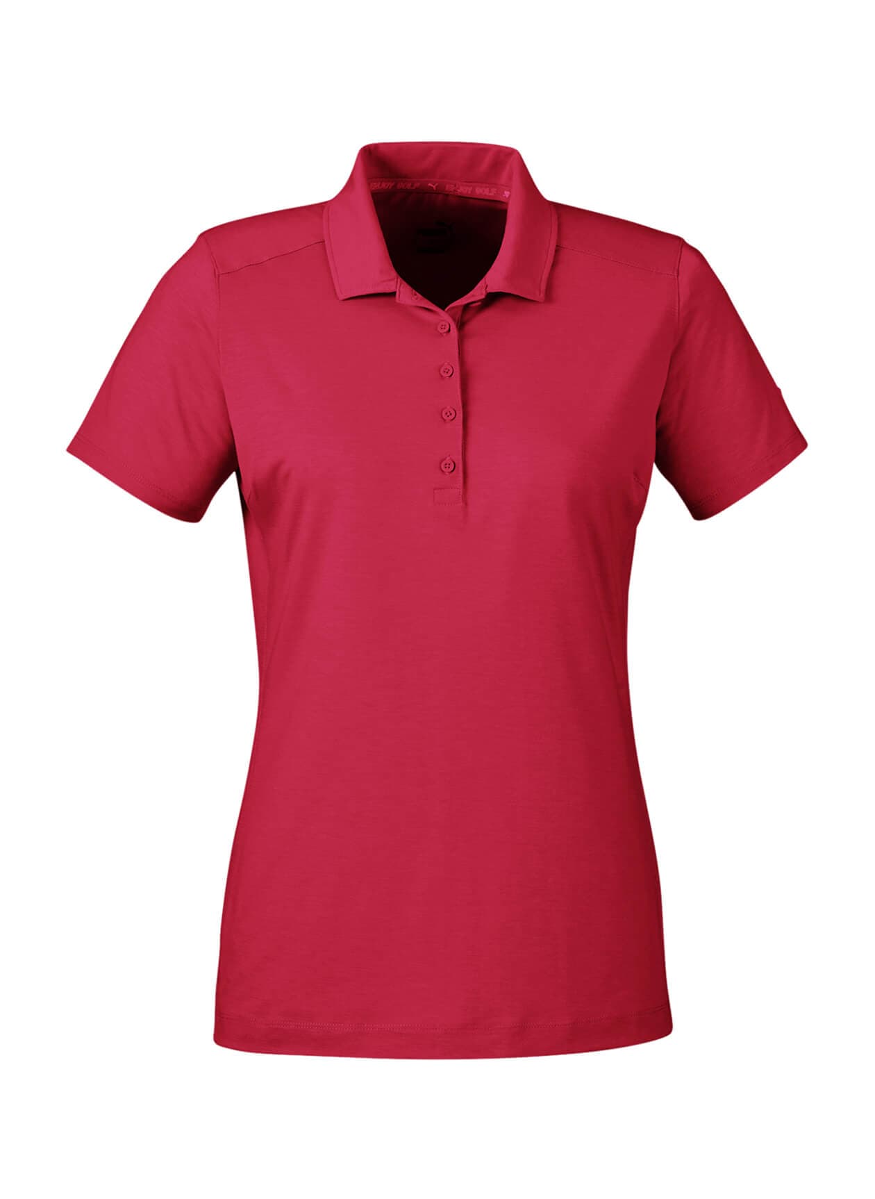 PUMA Women's Bandon Polo - Red LG