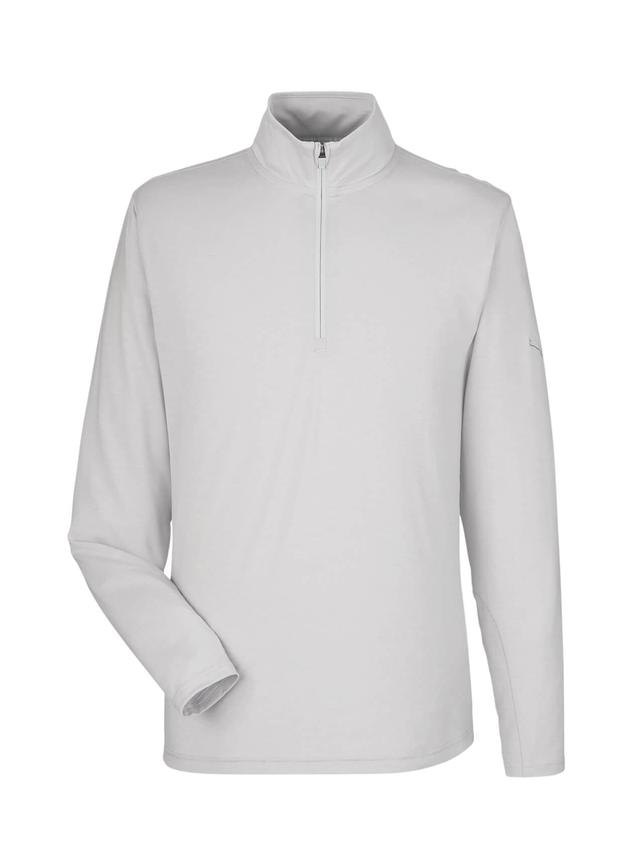 PUMA Men's Bandon Quarter-Zip - Light Grey 3XL