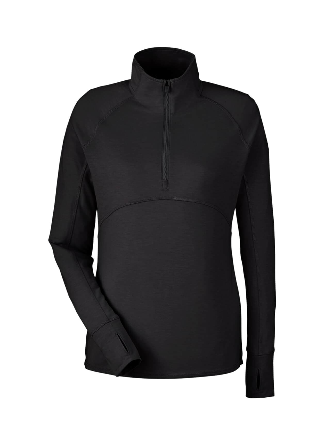 PUMA Women's Bandon Quarter-Zip - Black LG