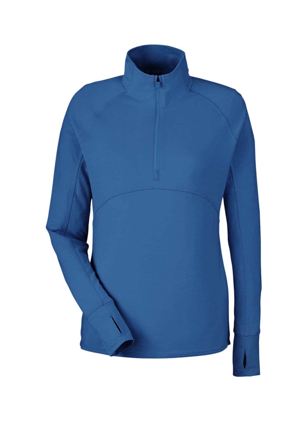 PUMA Women's Bandon Quarter-Zip - Blue LG