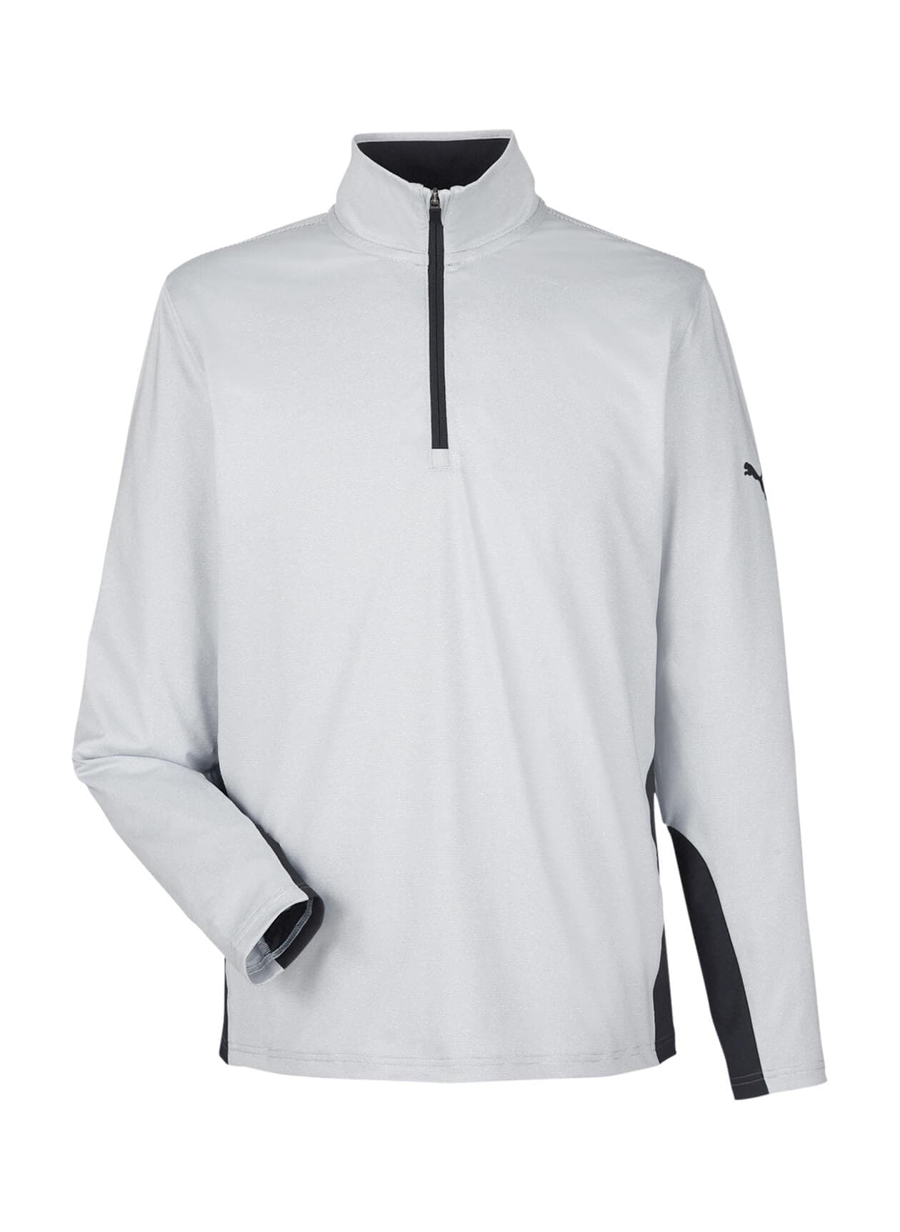 PUMA Men's Mesa Stripe Quarter-Zip - Black 3XL