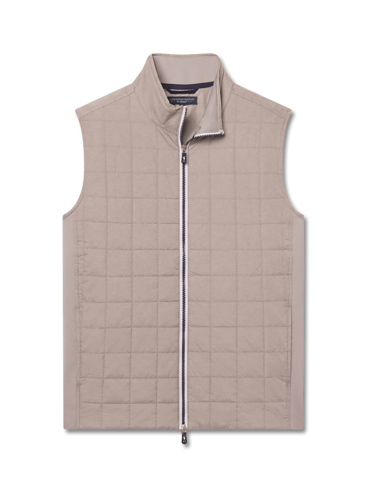 Fairway & Greene Men's Moore Vest - Light Grey 3XL