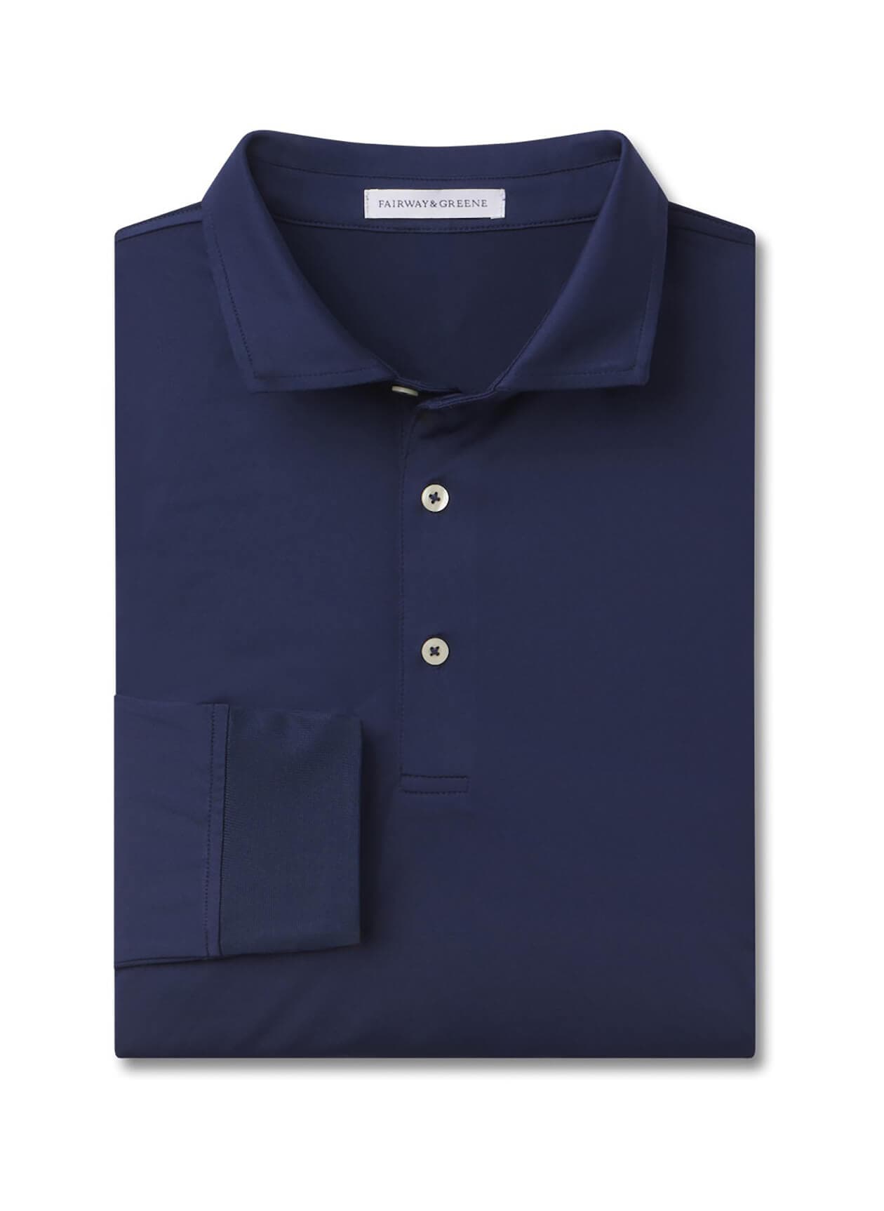 Fairway & Greene Men's Morgan Long-Sleeve Polo