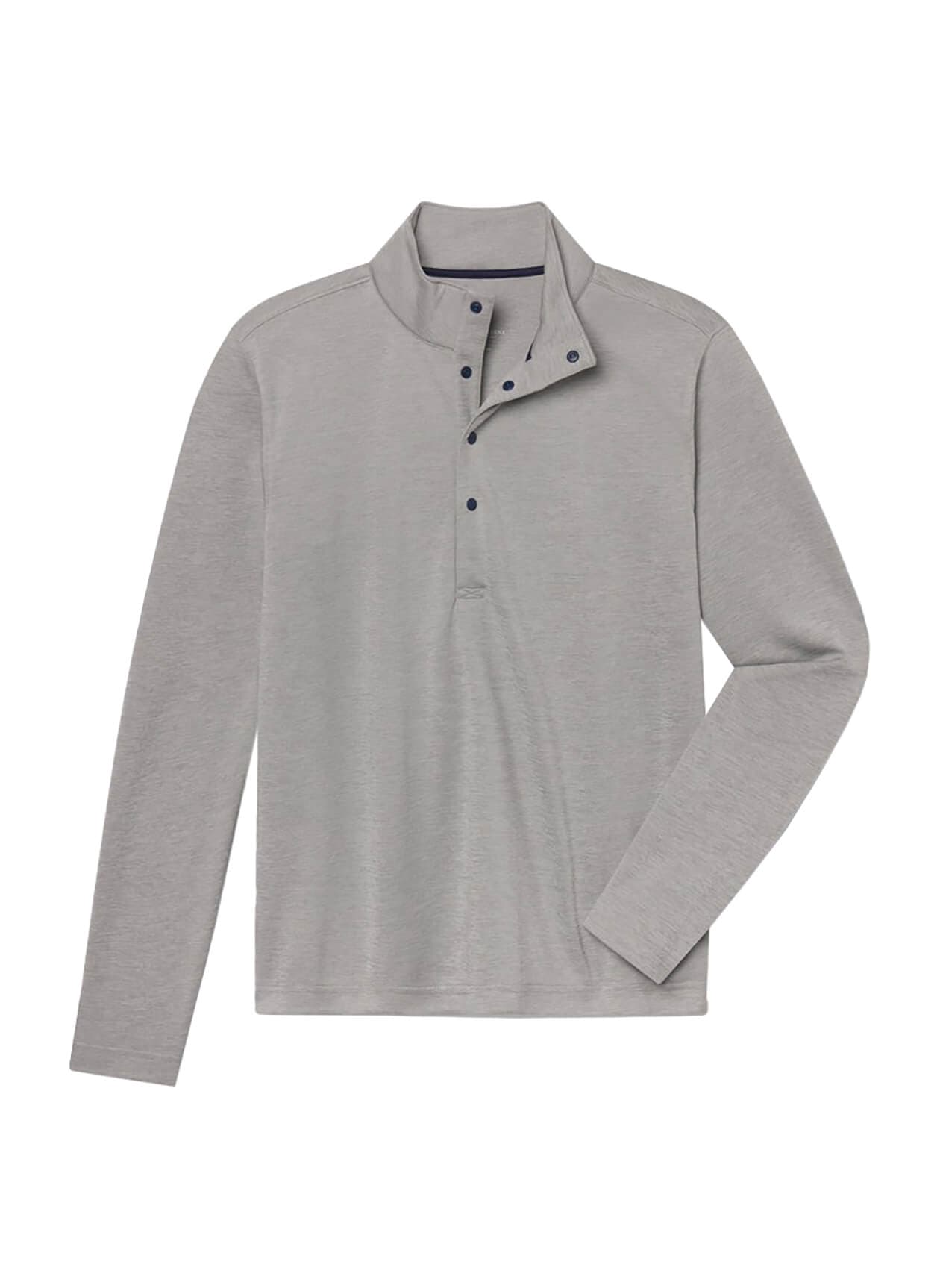 Fairway & Greene Men's Hudson Quarter-Zip - Light Grey 3XL