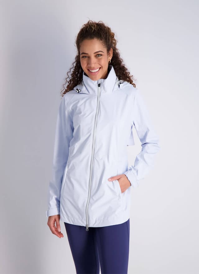 Zero Restriction Women's Libby Rain Jacket - Cyan LG