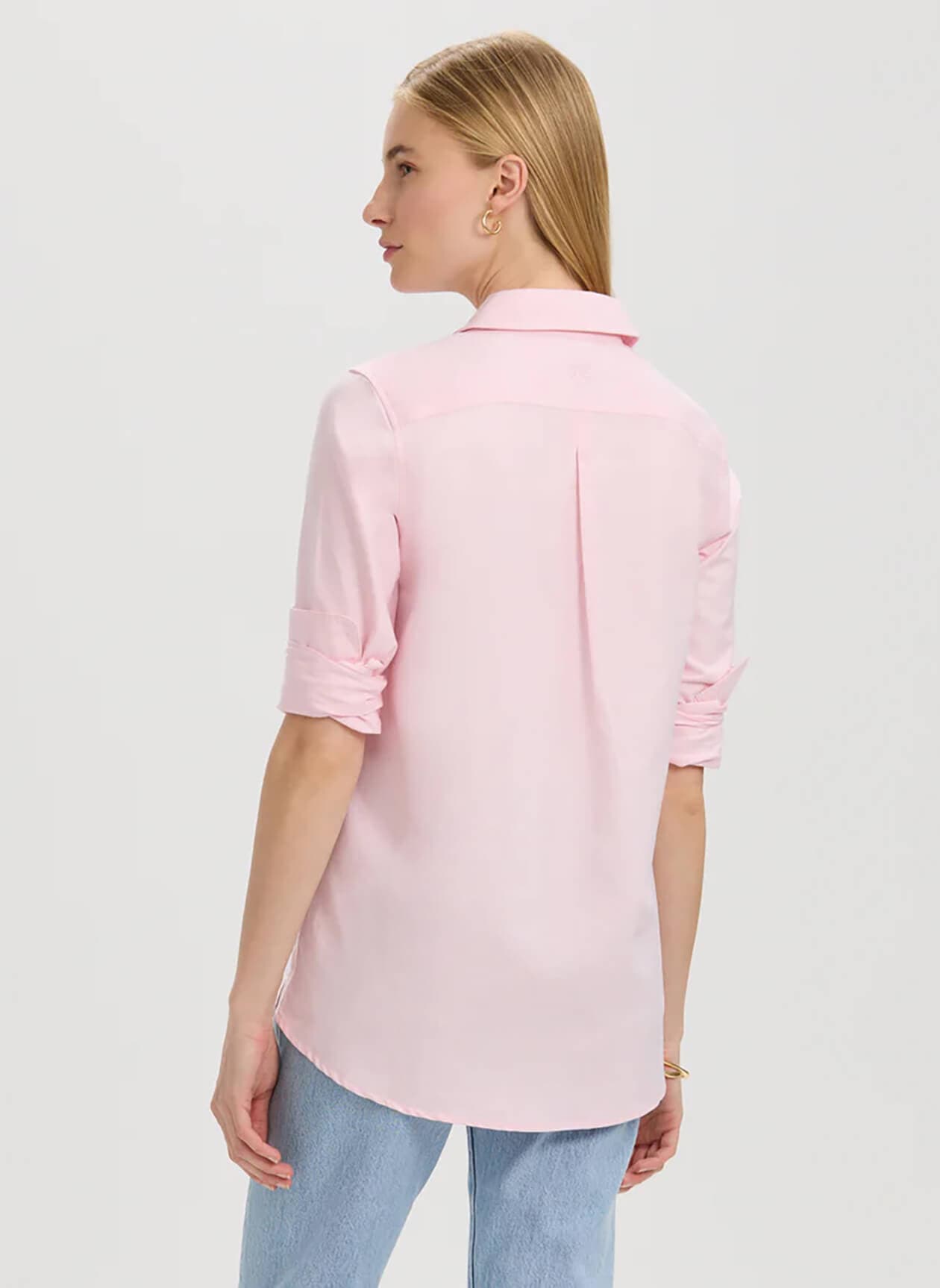 Renwick Women's Oxford Button Down - Pink LG