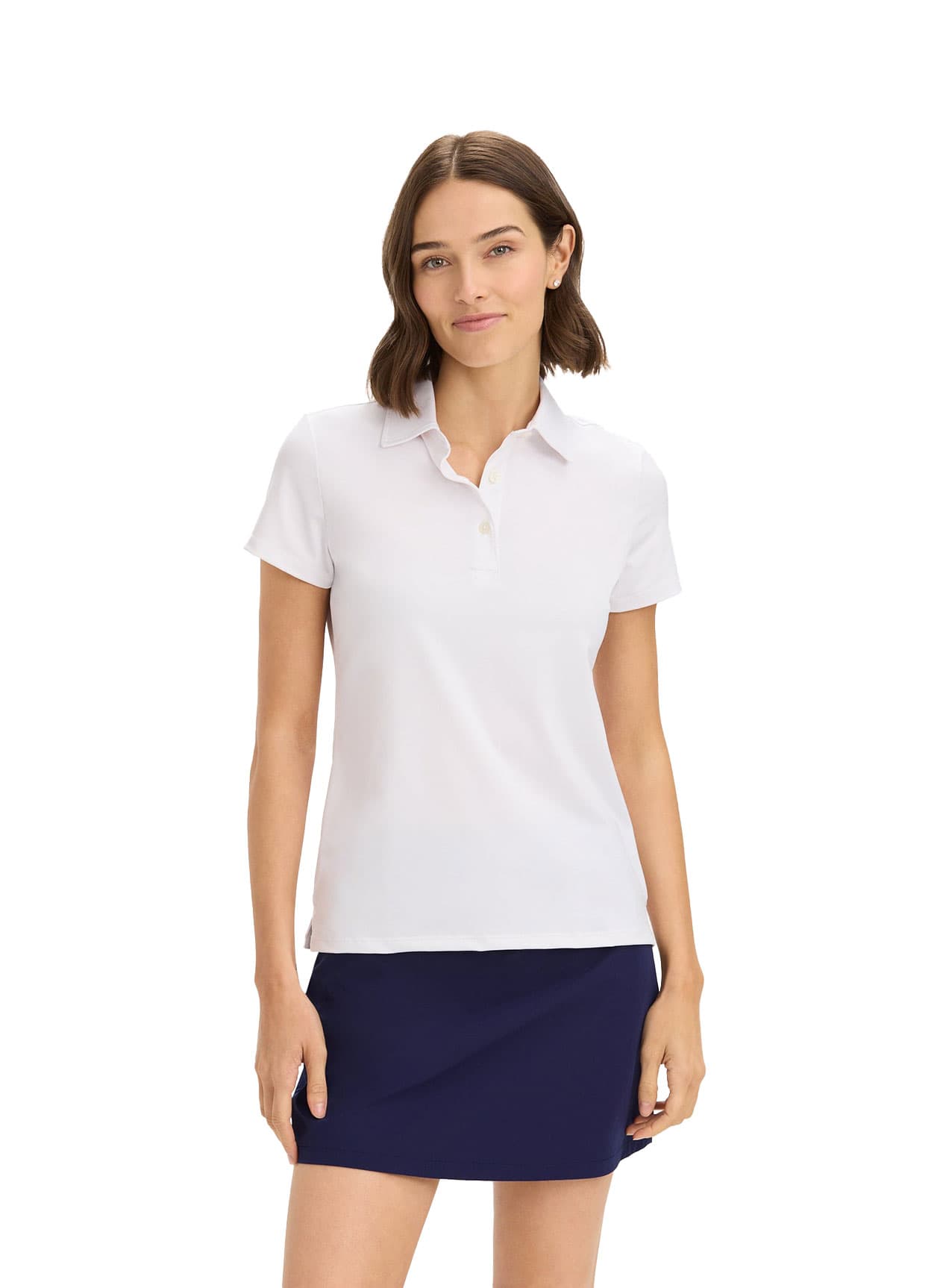 Renwick Women's Solid Performance Polo FA25
