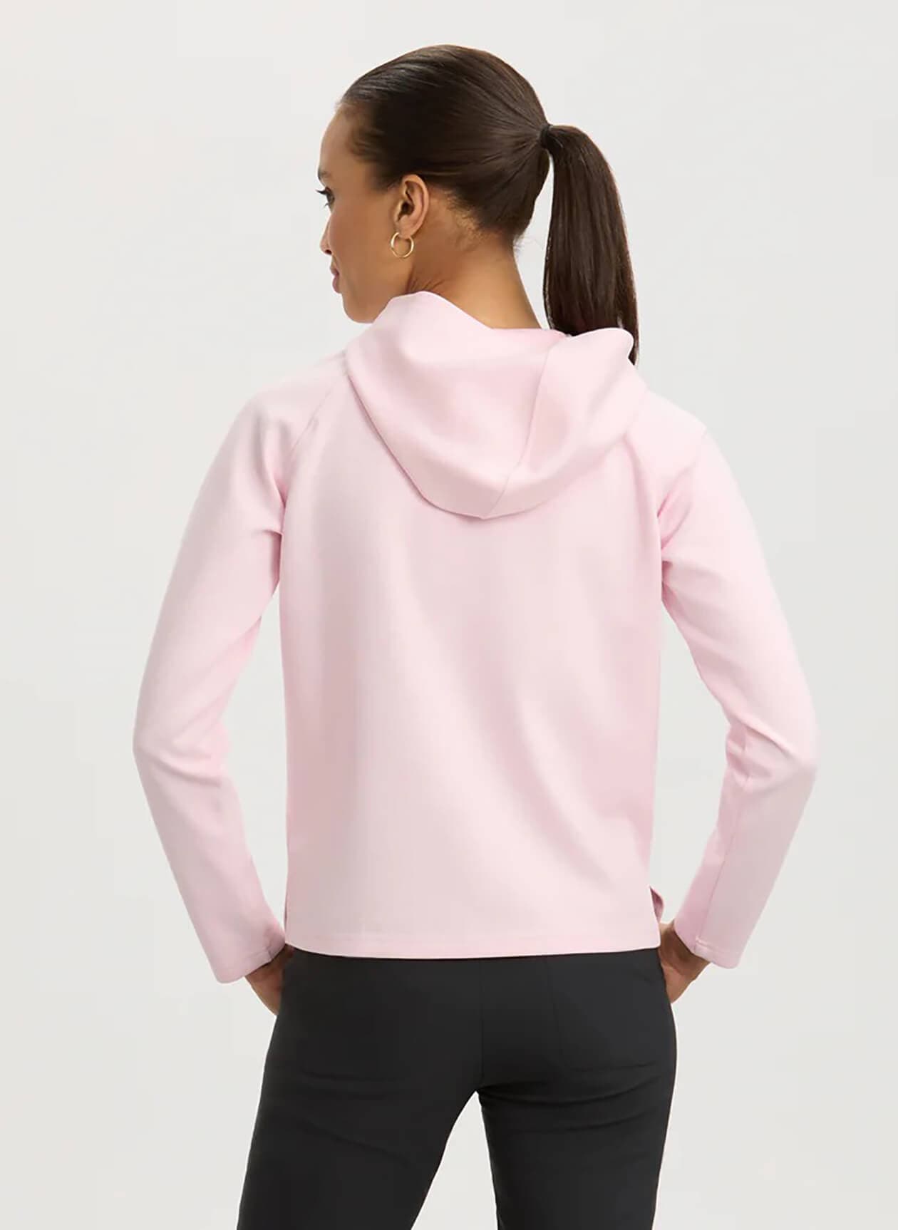 Renwick Women's Performance Pique Hoodie - Pink LG