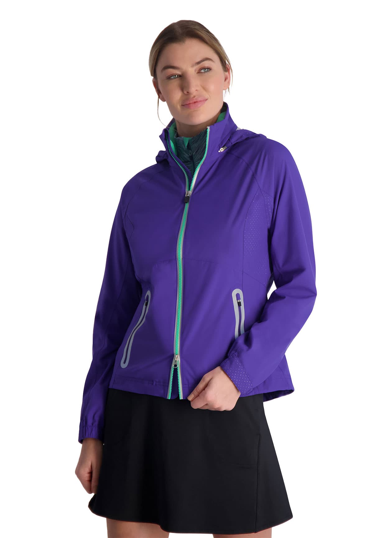 Zero Restriction Women's Hooded Olivia Jacket - Midnight (915) LG
