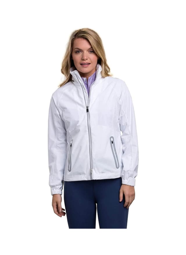 Zero Restriction Women's Hooded Olivia Jacket - White (WHT) LG