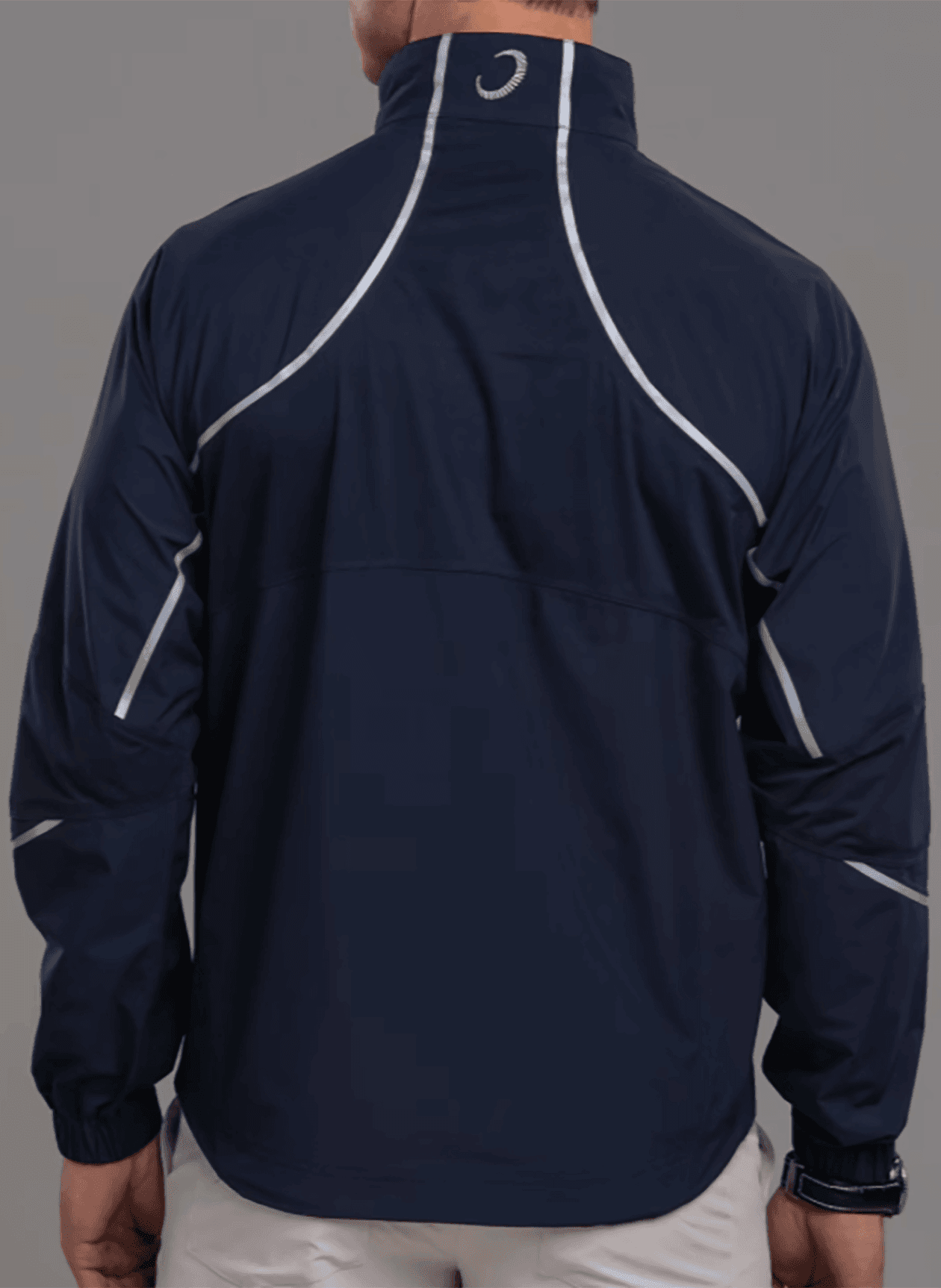 Zero Restriction Men's Power Torque Jacket - Navy / Metallic Silver 3XL