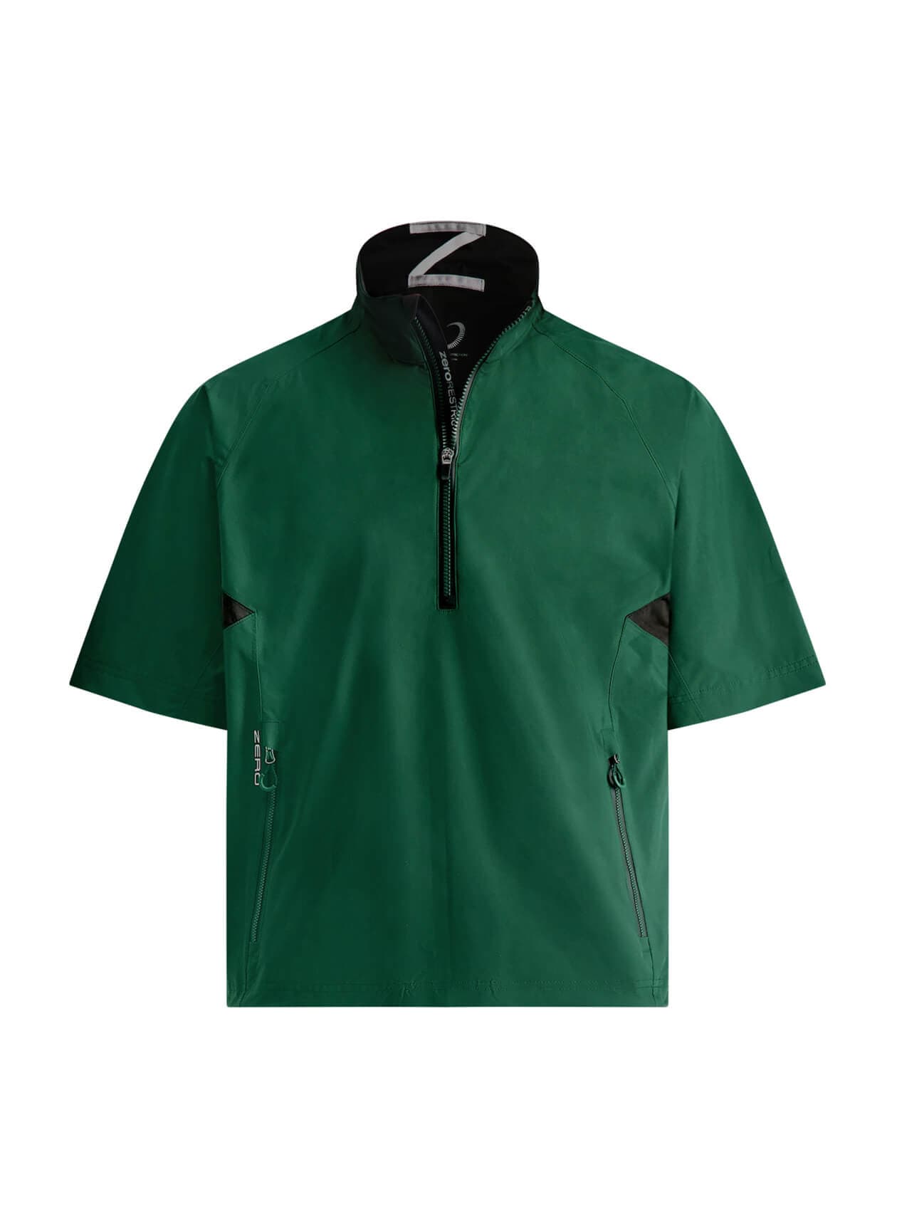 Zero Restriction Men's Power Torque Short-Sleeve Quarter-Zip - Night Forest LG