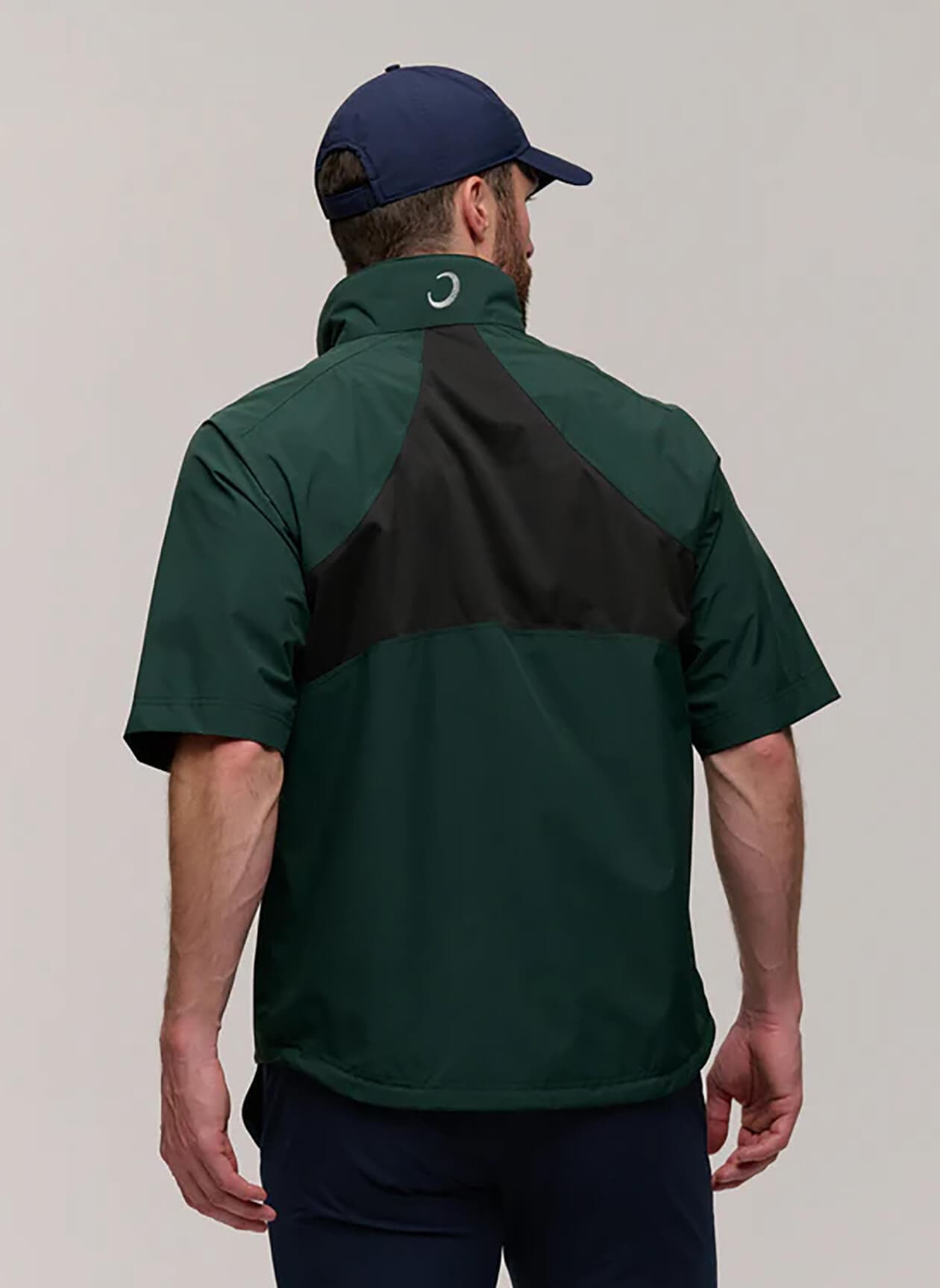 Zero Restriction Men's Power Torque Short-Sleeve Quarter-Zip - Night Forest LG