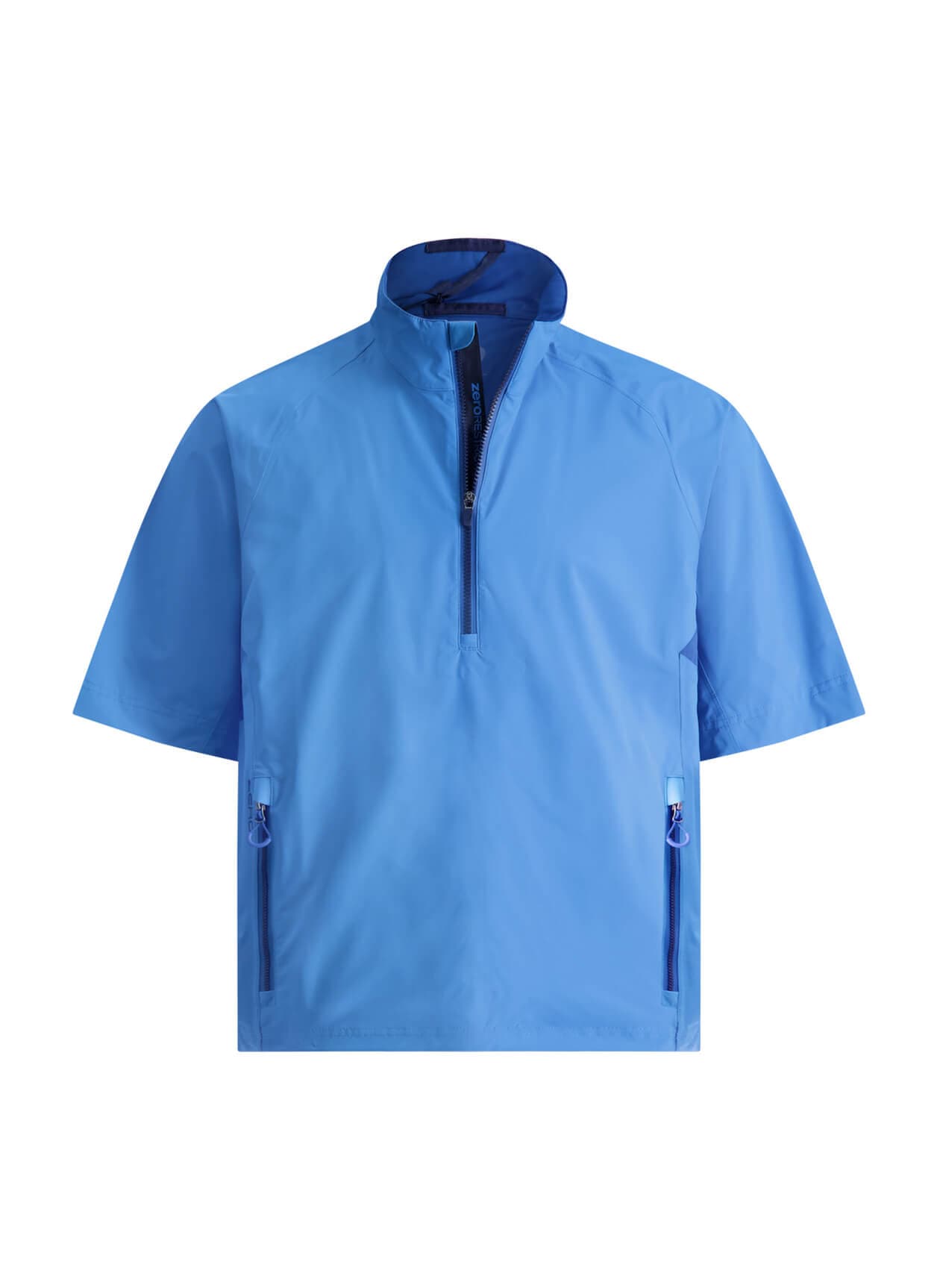 Zero Restriction Men's Power Torque Short-Sleeve Quarter-Zip - Dodger Blue LG