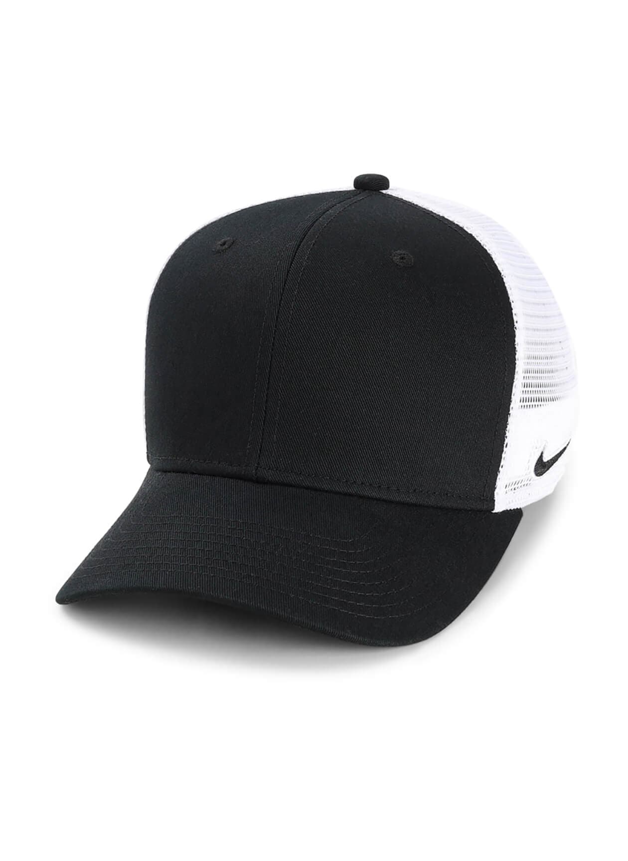 Nike Team Rise Trucker Hat - Black / White (011) MISC