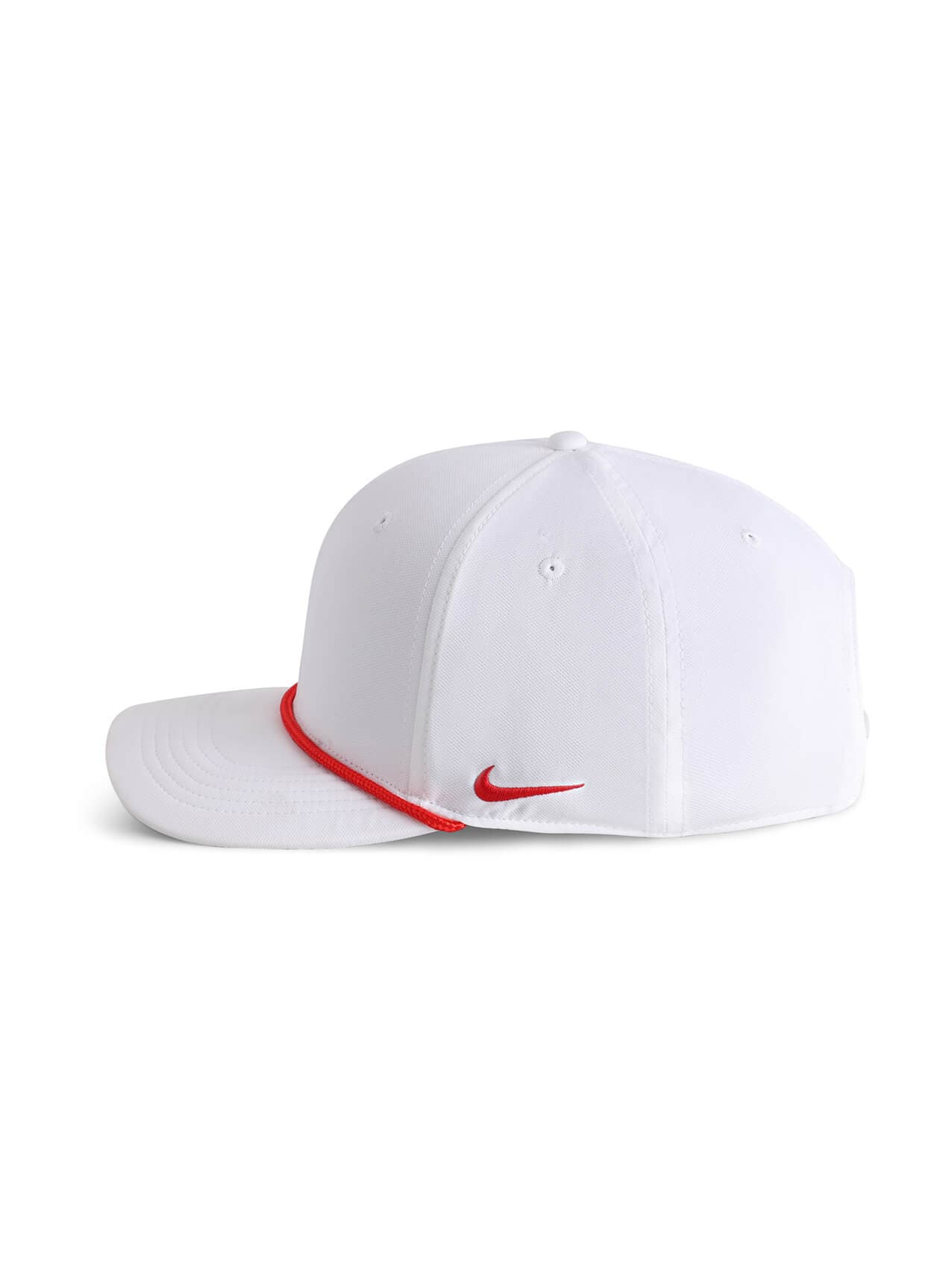 Nike Team Rise Rope Cap - White / University Red MISC
