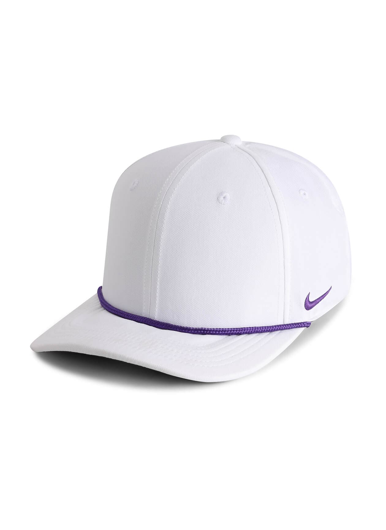 Nike Team Rise Rope Cap - White / Purple (110) MISC
