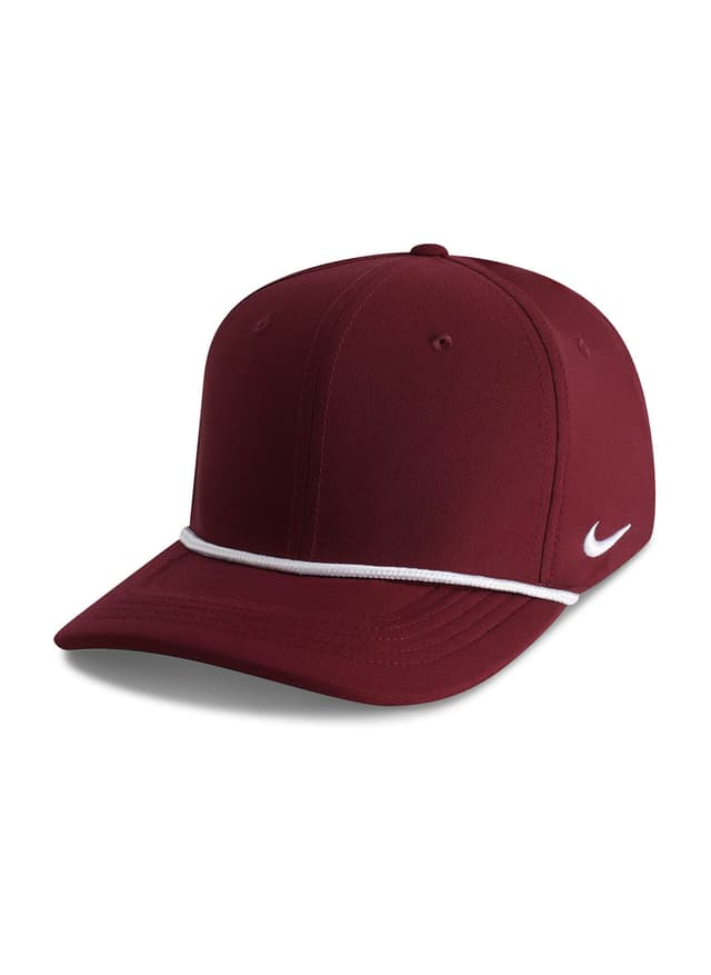 Nike Team Rise Rope Cap - Dark Maroon / White MISC