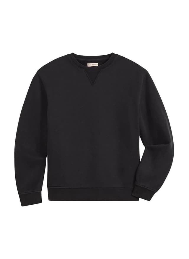 Fair Harbor Men's Rover Crewneck - Black LG