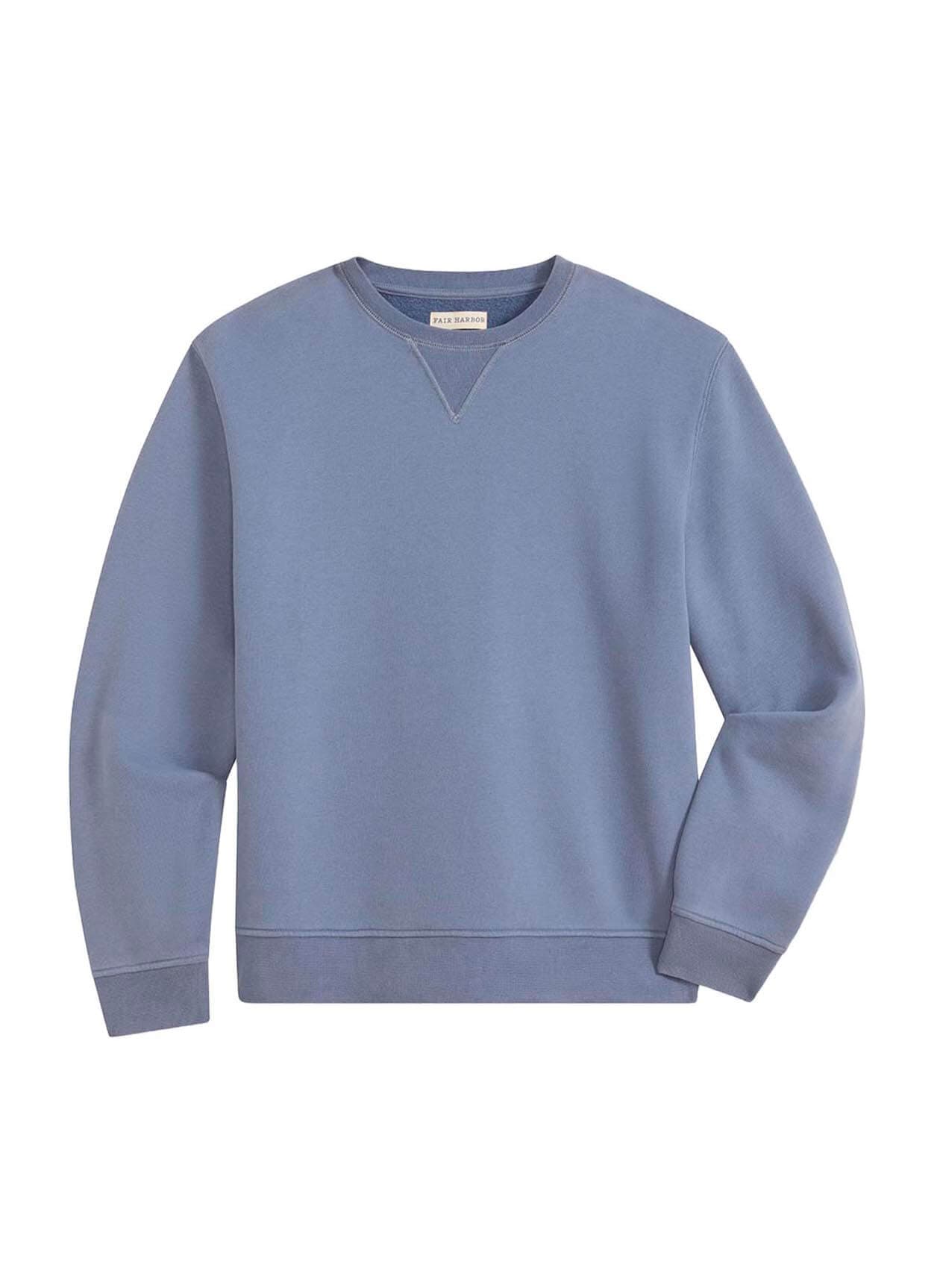 Fair Harbor Men's Rover Crewneck - Blue LG