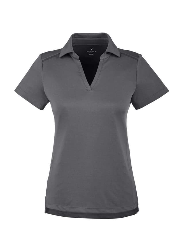 Spyder Women's Freestyle Polo - Dark Grey LG