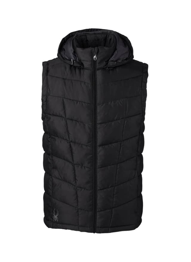 Spyder Men's Pelmo Puffer Vest - Black 3XL