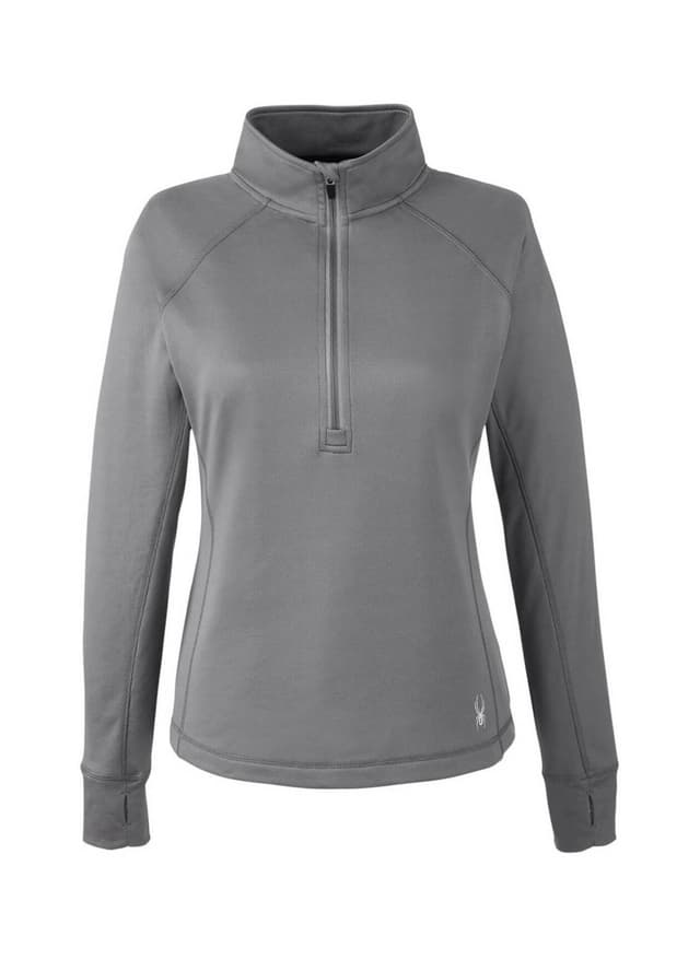 Spyder Women's Freestyle Half-Zip - Dark Grey LG