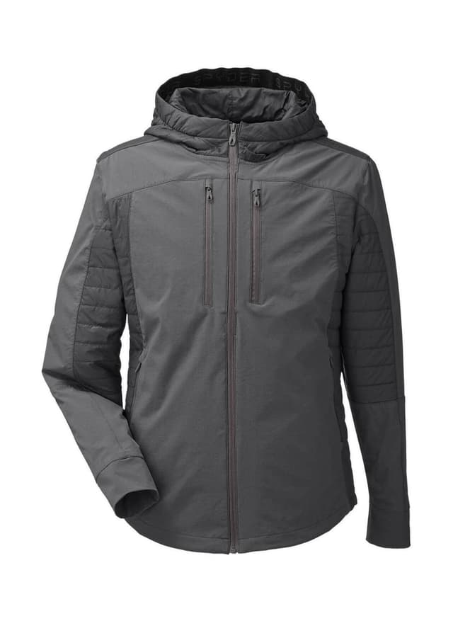 Spyder Men's Powerglyde Jacket - Dark Grey 3XL