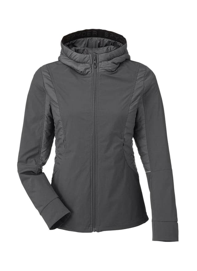 Spyder Women's Powerglyde Jacket - Dark Grey LG