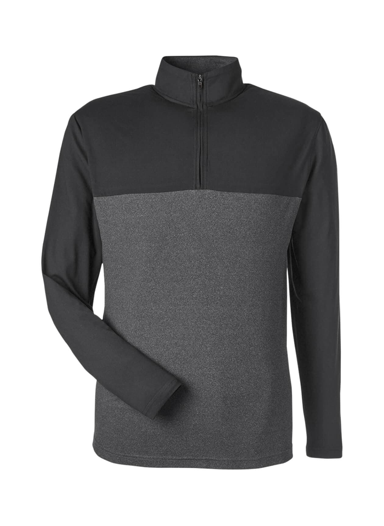 Spyder Men's Spyre Flex Colorblock Quarter-Zip - Black 3XL