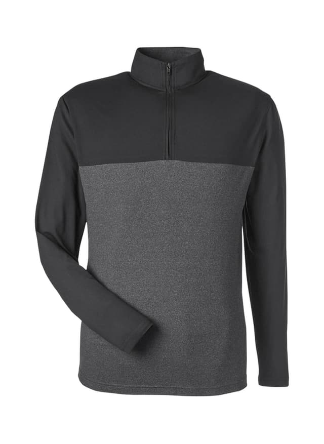 Spyder Men's Spyre Flex Colorblock Quarter-Zip - Black 3XL