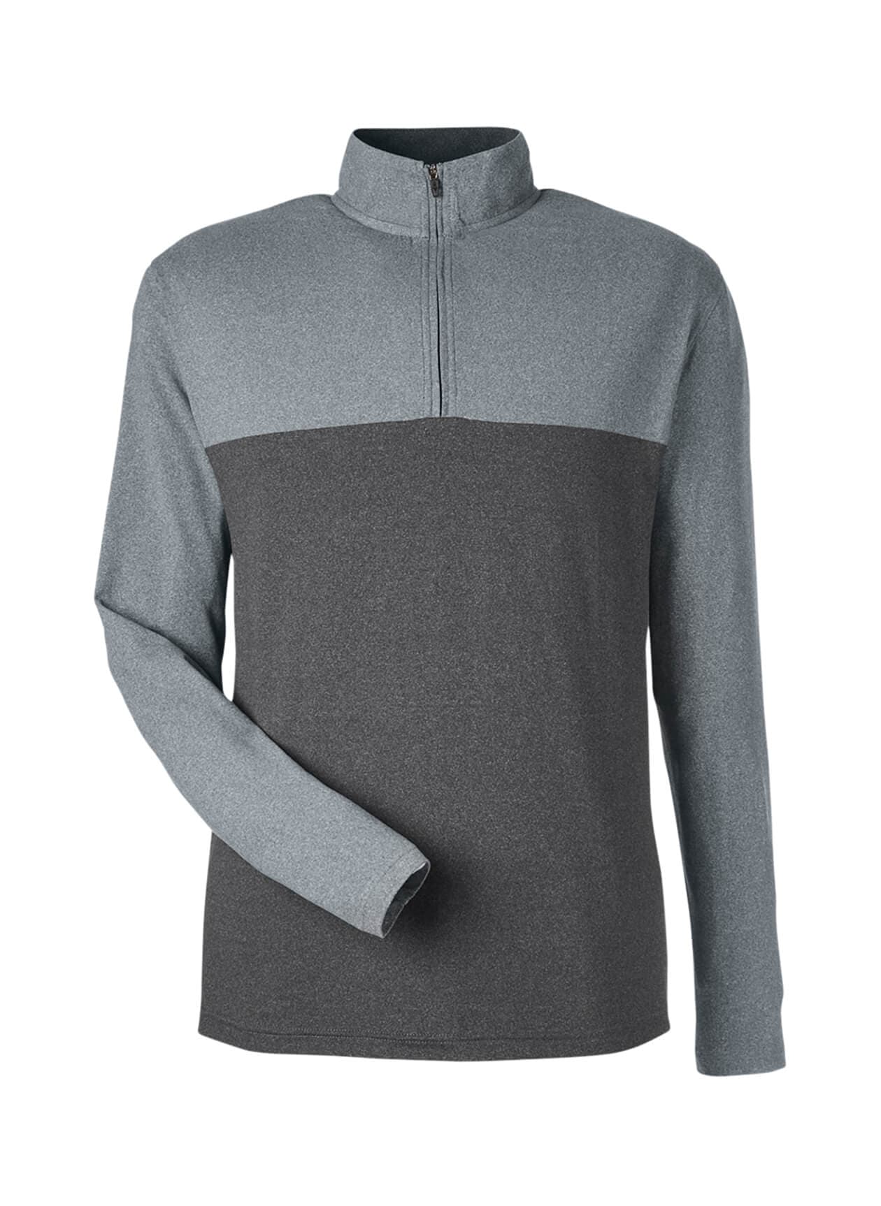Spyder Men's Spyre Flex Colorblock Quarter-Zip - Dark Grey 3XL