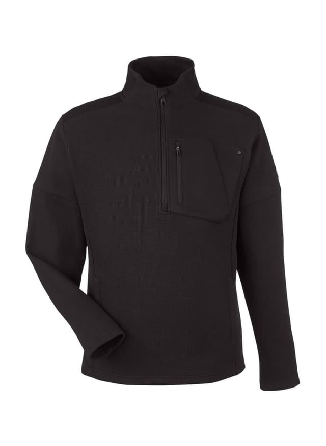 Spyder Men's Constant Canyon Quarter-Zip - Black 3XL
