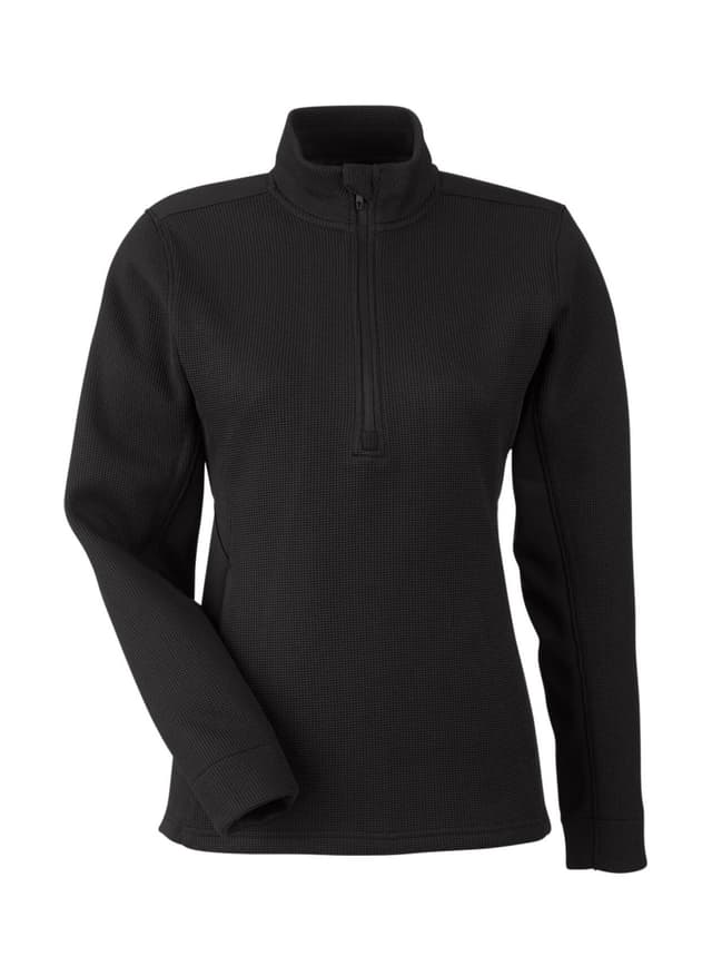 Spyder Women's Constant Canyon Quarter-Zip - Black LG