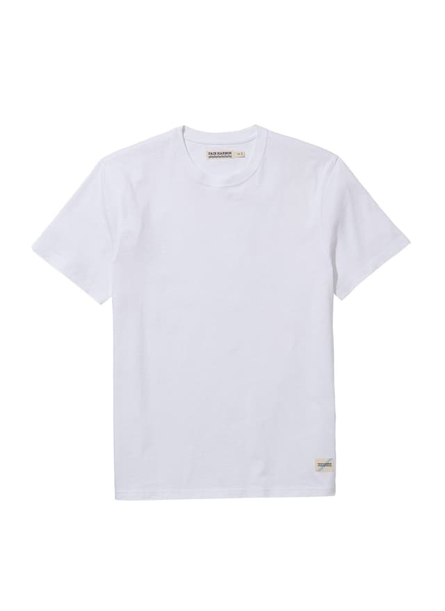 Fair Harbor Men's Saltaire Tee - White (100) LG