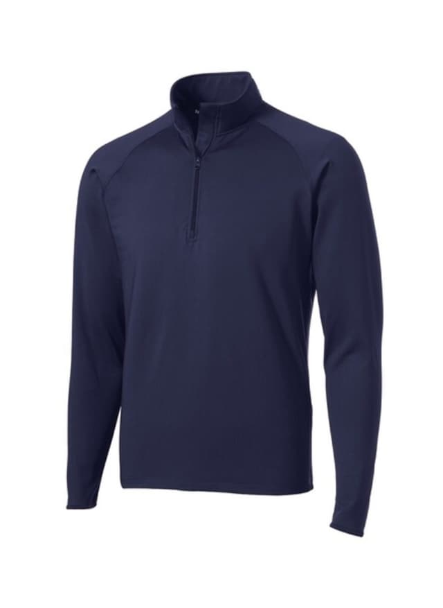 Sport-Tek Men's Sport-Wick Stretch Half-Zip - Navy 3XL