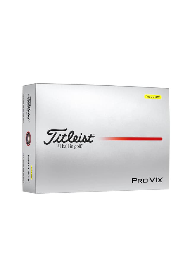 Titleist Pro V1x Yellow Golf Balls 2025 - Yellow MISC