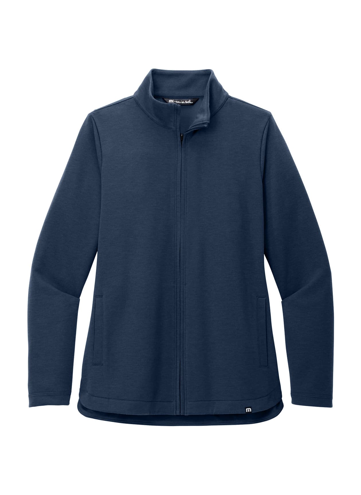 TravisMathew Women's Coveside Full-Zip - Navy,Black LG