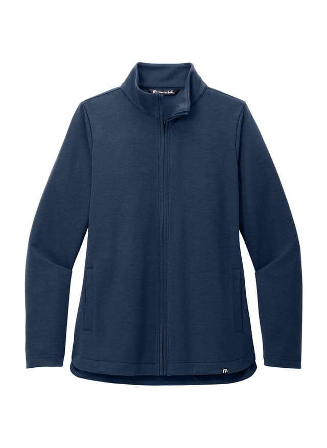 TravisMathew Women's Coveside Full-Zip - Navy,Black LG
