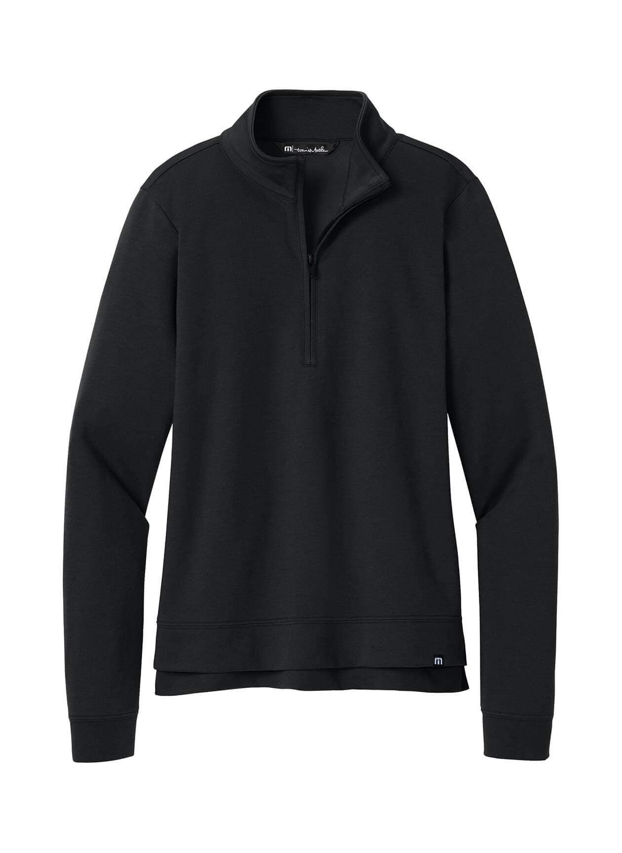 TravisMathew Women’s Coveside Half-Zip - Black LG