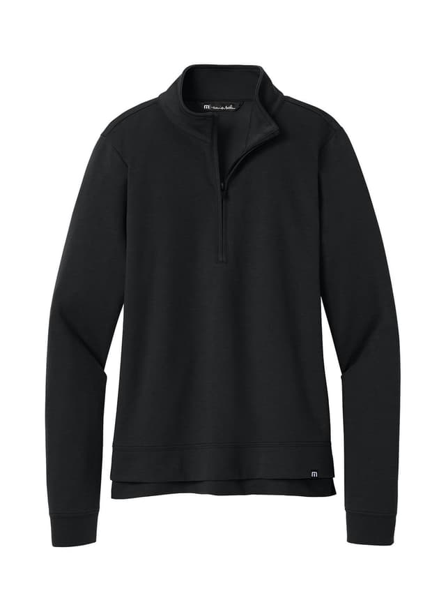 TravisMathew Women’s Coveside Half-Zip - Black LG