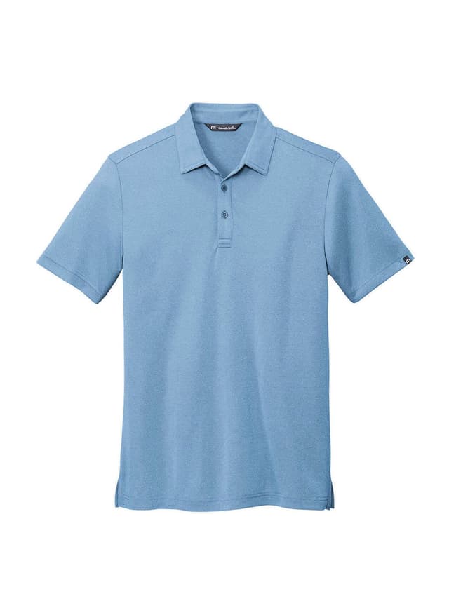 TravisMathew Men's Coto Performance Polo - Cyan 3XL