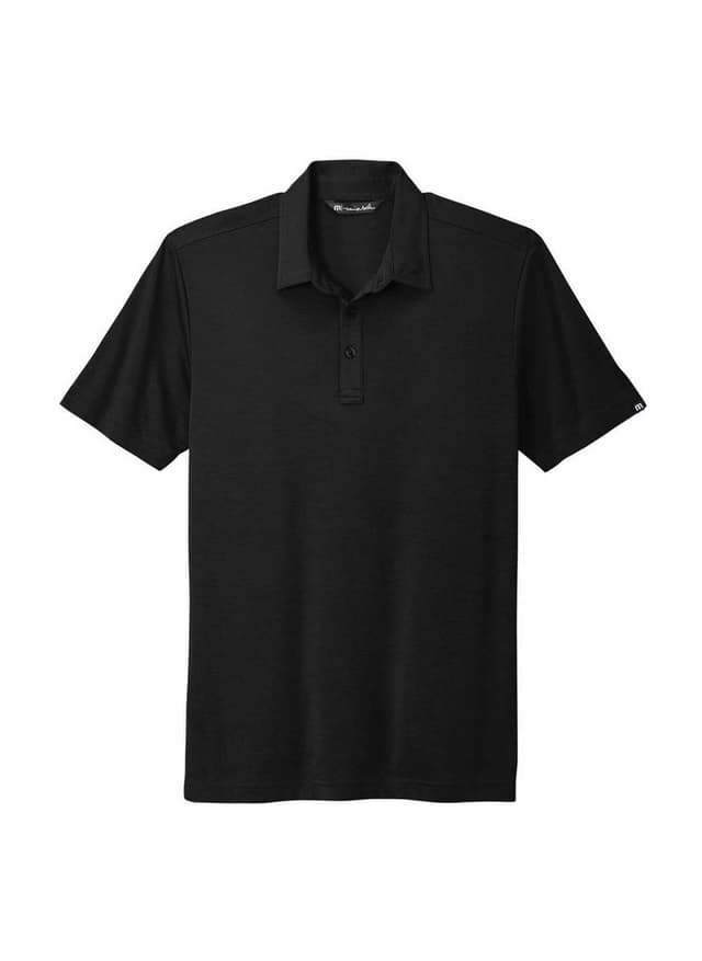 TravisMathew Men's Oceanside Solid Polo - Black 3XL