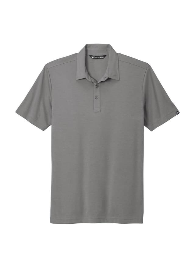 TravisMathew Men's Oceanside Solid Polo - Light Grey 3XL