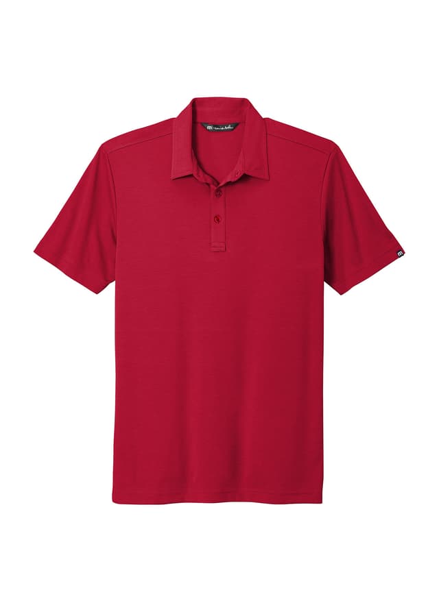 TravisMathew Men's Oceanside Solid Polo - Red 3XL