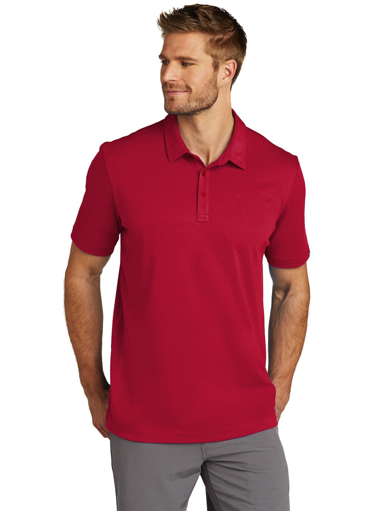 TravisMathew Men's Oceanside Solid Polo - Red 3XL
