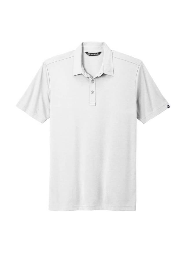 TravisMathew Men's Oceanside Solid Polo - White 3XL